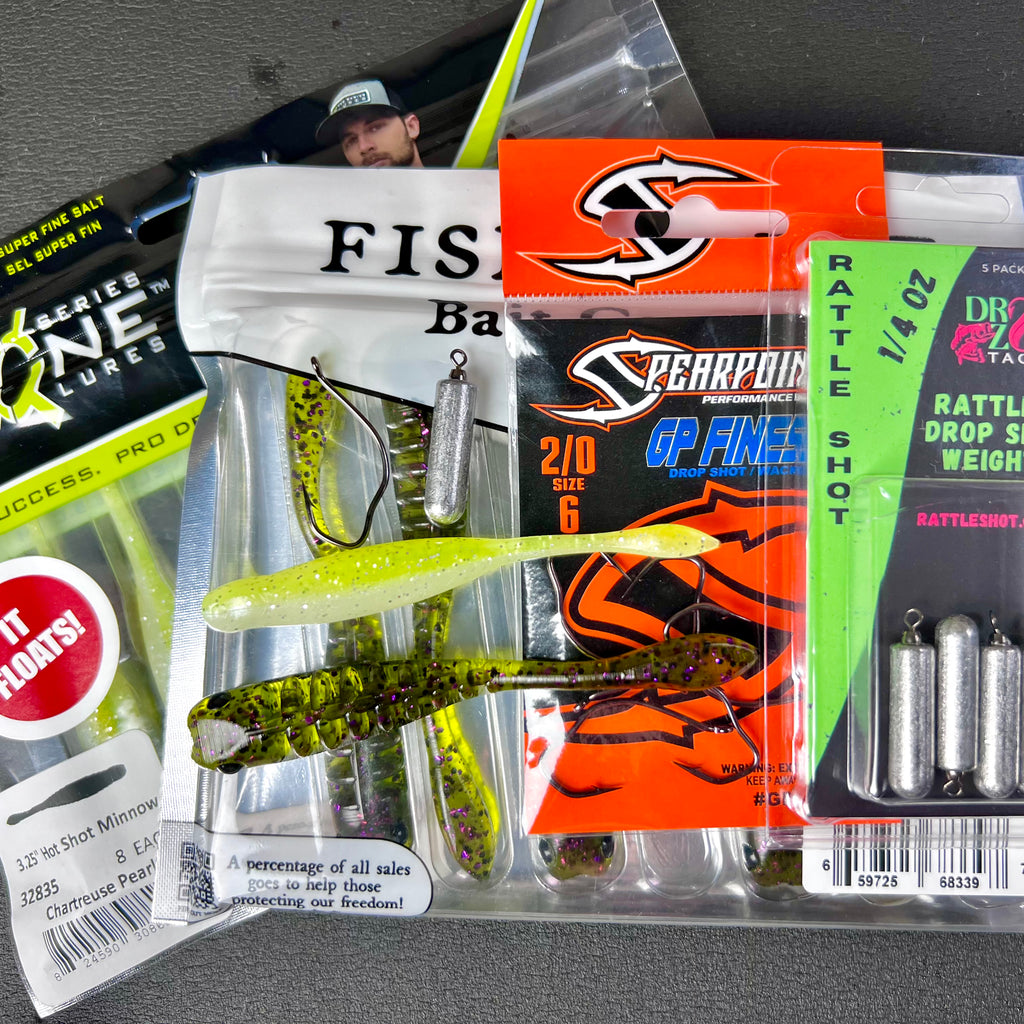 Riot Bait Synth Drop Shot Worm (10 Per Pack) – Custom Tackle